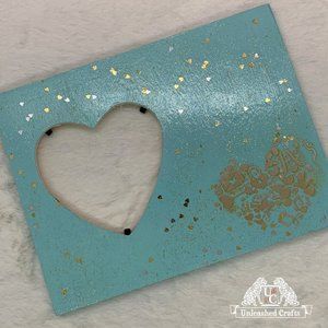 Heart Wood Picture Frame (handmade)